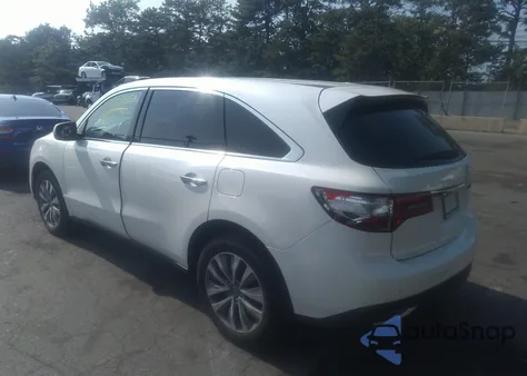 2015 Acura Mdx Technology Package from USA, damaged, VIN 5FRYD4H45FB005838